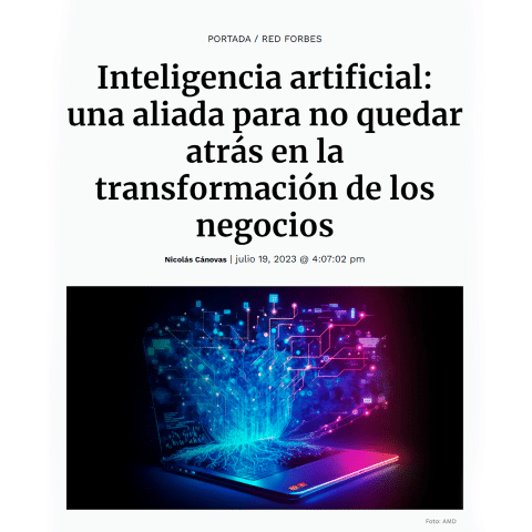 Noticia IA transformación negocios